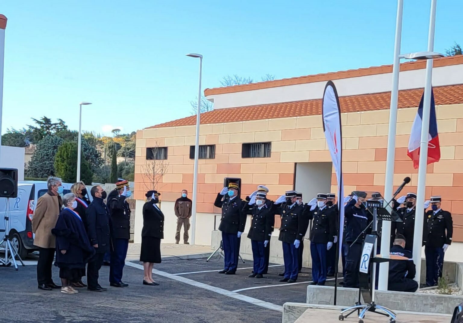 Inauguration de la Gendarmerie de Roquemaure Territoire 30